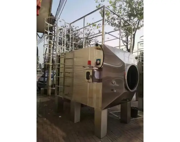 不锈钢活性炭吸附箱生产过程
